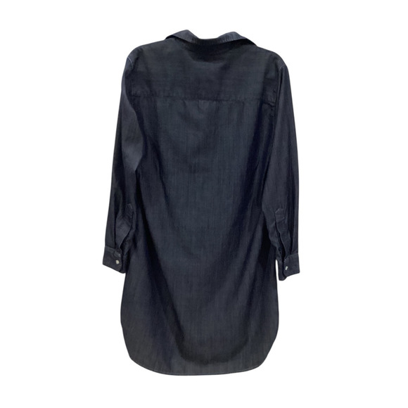 Frank & Eileen Mary Raw Rinse Denim Famous Denim Shirtdress Long Sleeve Small - Picture 11 of 15
